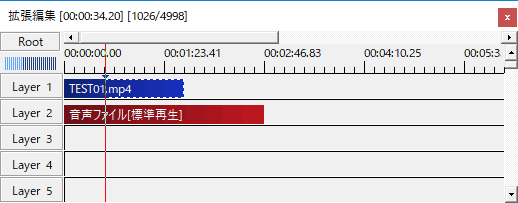 動画オブジェクトの長さ