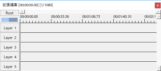 AviUtl拡張編集】タイムラインの見方・操作方法。レイヤー 