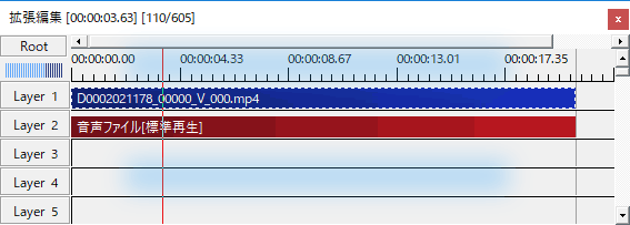 Aviutl タイムラインの使い方