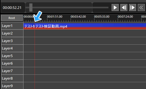 動画が分割された