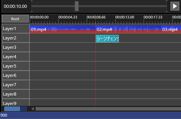動画の最終フレーム