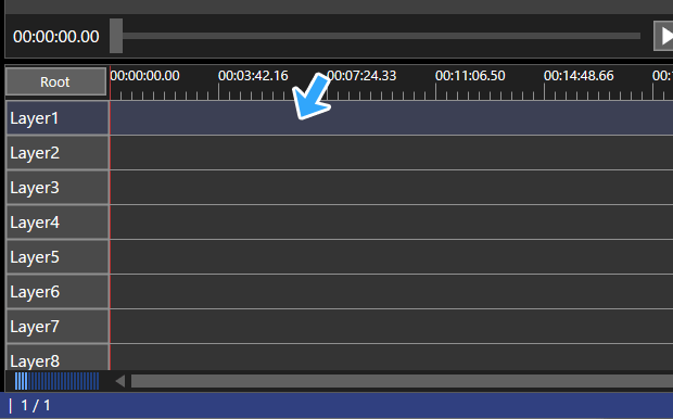 適当な空白箇所で右クリック