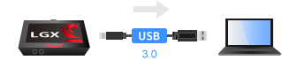 USB 3.0に接続