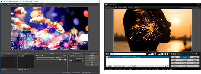 OBS StudioとXSplit