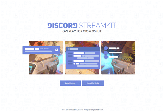 Discord StreamKit Overlay