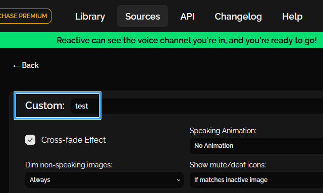 カスタムソース名を入力