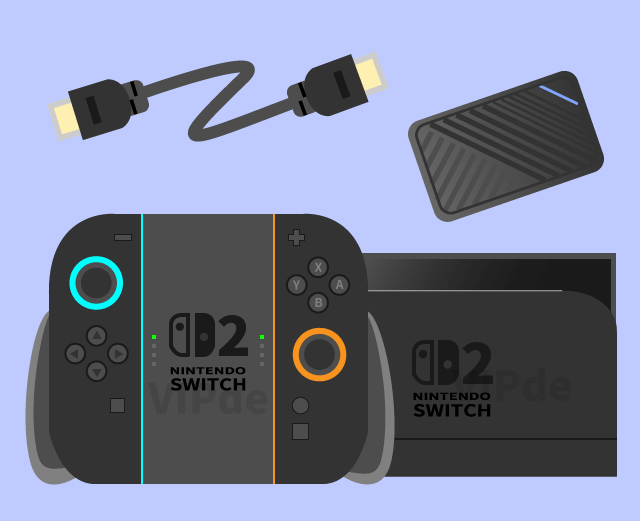 Switch2とキャプチャーボードの接続
