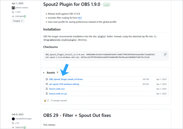 Spout2 Plugin for OBS